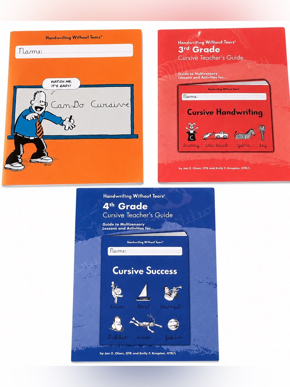 Handwriting Without Tears Teacher Guide & Workbook Bundle K-5 Printing & Cursive - Picture 4 of 5